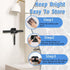 Wall(10 inch-Black) Household Squeegee for Shower Glass Doors, Silicone Shower Squeegee with Adhesive Hook, Bathroom