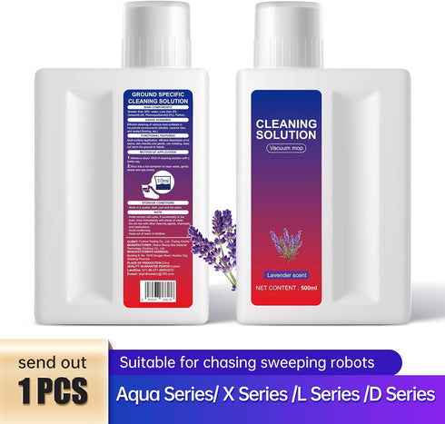 Nukisa Lavender Floor Cleaning Solution Compatible with Dreame Wet & Dry Vacuum and Robot Residue & Streak