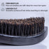 ZEUS Premium Hair Brush, Men's Grooming Beard & Hair Brush, 100% Boar Bristle & Beech Wood Handle