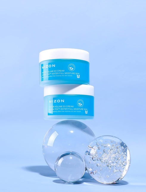 MIZON Water Volume EX Cream, Hydration Cream for Soft Skin, Korean Skin Care - 230ml / 7.77fl oz