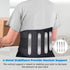 Heating Magnetic Therapy Back Brace Support Belt for Men Women, for Sciatica, Herniated Disc, Scoliosis Pain Relief -