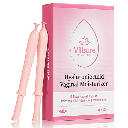 Villsure Hyaluronic Acid Vaginal Moisturizer for Women pH Balance Support Vaginal Care