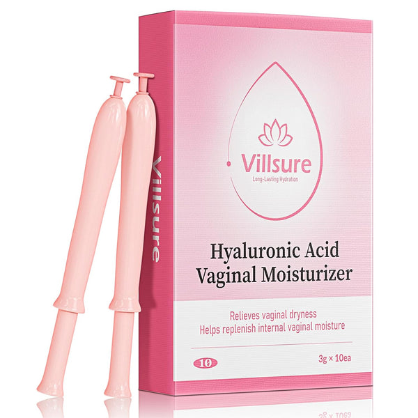 Villsure Hyaluronic Acid Vaginal Moisturizer for Women pH Balance Support Vaginal Care