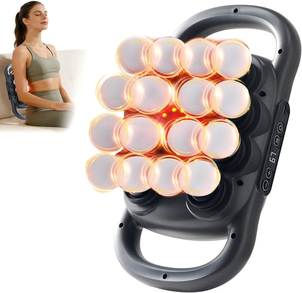 LOVMASSG 16-Head Massage Gun Set, Deep Tissue Percussion Massager, Electric Muscle Massager with