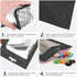 100 Pieces Resealable Mylar Bags with Clear Window, Smell Proof Foil Pouch Zip Bags for Food Storage