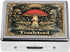 Hypetal 8 Cute and Stylish Metal Pill Box - Compact Portable Pill Organizer with Compartments, Food-Grade Divider