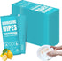 Dish Cleaning Wipes Individually Wrapped, Portable Kitchen Disposable Dish Soap Wipes for Quick Cleaning, 100 Pcs