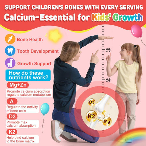 Gummies D3, B12 B6, K2, 4+, 60 Kids Multivitamin + Calcium, Probiotics, Vitamin C, Methylated & Methylfolate, A, E