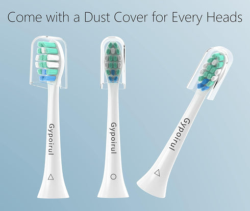 Gypoirul 4100 5100 6100 9023 10 Pack, Toothbrush Replacement Heads Compatible with Philips Sonicare Replacement Heads