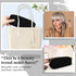 Nylon Small Makeup Bag, Slim Pouch for Preppy Cute Makeup Brush, Black Zipper Pouch for Travel Toiletry Bag
