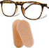 GMS Optical Symmetrical Self-Adhesive Soft Foam Nose Pads for Glasses, 15mm (5 Pair, Peach)