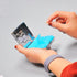 Hypetal 8 Cute and Stylish Metal Pill Box - Compact Portable Pill Organizer with Compartments, Food-Grade Divider