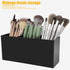 Cerpourt Black Makeup Brush Organizer,Acrylic Cosmetic Brushes Storage Holder with 3 Slots,Pencil Pen Holder for Desk,Desk Organizer and Accessories for Vanity by Cerpourt