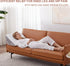 Knee Wedge Pillow, Memory Foam Leg Pillow for Sleeping, Triangle Pillow Wedge for Knee Support, Leg Elevation, Back