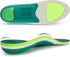 Flat Foot Correction Insole, Plantar Fasciitis Arch Support Pain Relief Insert (Size: US-9, Length-28cm, Black Green)