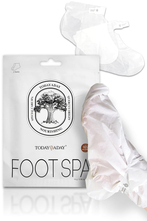 Moisturizing Foot Mask for Dry Cracked Feet - Hydrating Foot Spa Kit, Baby Feet Foot Peel, Cracked Heel Repair with