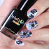 Whats Up Nails - 2 Essential Stamping Polishes (White, Black) for Stamped Nail Art Design, 7 Free, Cruelty Free