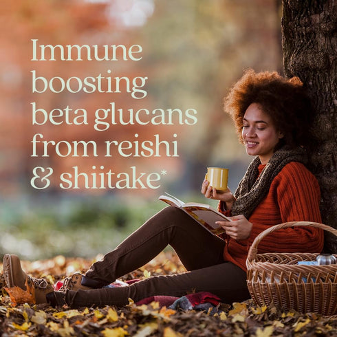 Immune 60 New Chapter Support Reishi & Shiitake Mushroom Blend with Organic Reishi Mushroom, Vegan + Non-GMO, Nootropic