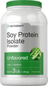 Horbaach Soy Protein Isolate Powder | 3lb | Unflavored | Vegan, Non-GMO, Gluten Free