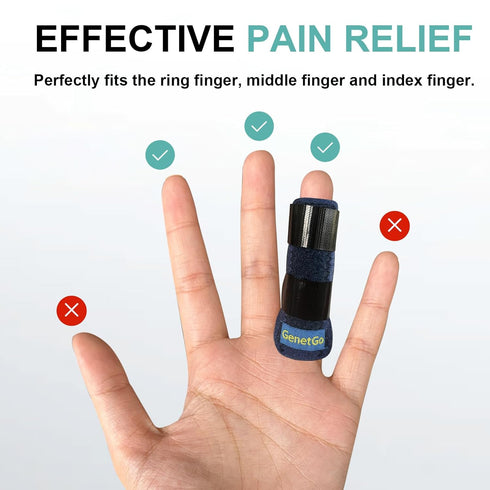Trigger Finger Splint, Mallet Finger Brace for Index, Middle, Ring Finger - Tendon Release & Pain Relief