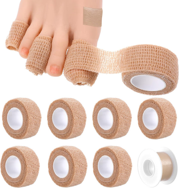 Wanmu Big Toe Protectors Bandage 8 Pcs Self Adhesive Feet Blister Protection Bunion