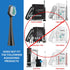 Harobey 5 5 Replacement Toothbrush Heads for AquaSonic Duo Series and Home Dental Center Electric Toothbruh, NOT