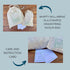 Pack Pack, Pack Hot Cold Reusable and Microwavable Heating Pad with Flax Seed and Dried Herbs, Ice Aromatherapy Heat