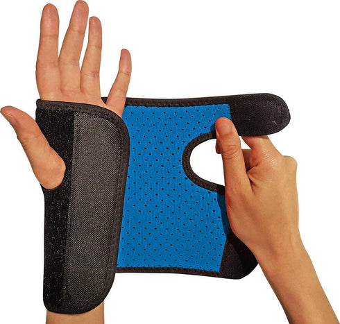 RiptGear Adjustable Carpal Tunnel Wrist Brace Support for Women and Men - Right Hand Compression Splint