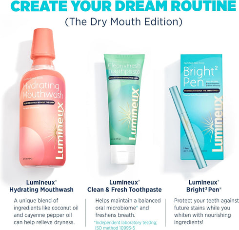 Lumineux Complete Care Mouthwash 16 Oz. - Certified Non-Toxic, Fluoride Free, Fresh Breath in 14 Days