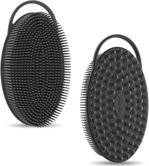 Metene 2 Pack Silicone Body Scrubber, Soft Exfoliating Body Scrubber for Shower and Bath Skincare Routine