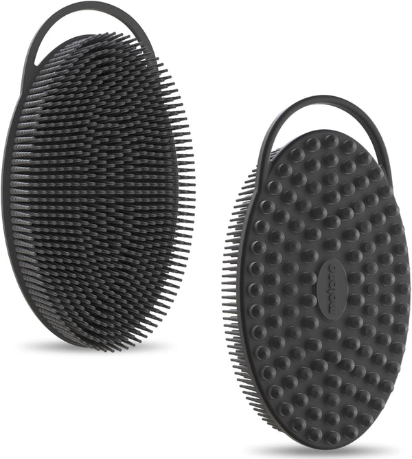 Metene 2 Pack Silicone Body Scrubber, Soft Exfoliating Body Scrubber for Shower and Bath Skincare Routine