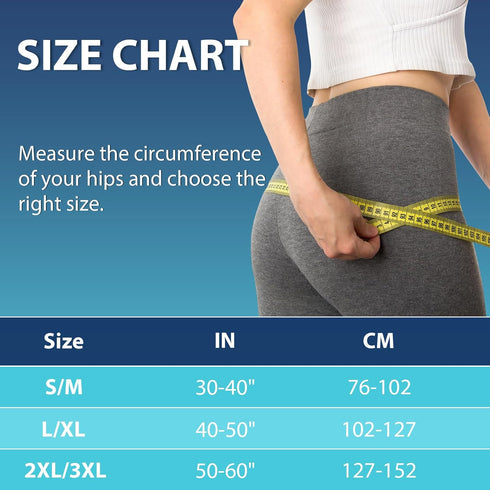 Nvorliy SI Joint Belt, Sacroiliac Pelvic Support for Lower Back Pain Relief, L/XL