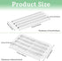 Xuniea 48 Pieces Shoe Strap Grip Back Heel Inserts - Clear Heel Grips, Invisible Gel Pads Cushion Liner for Women