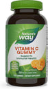 Nature’s Way Vitamin C Gummies, 250 mg per 2-gummy Serving, Orange Flavored, 120 Gummies, Support Immune Health*