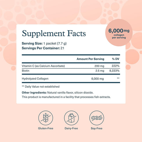 Youtheory Collagen Powder - Premium Supplement with Vitamin C & Biotin for Healthy Hair, Skin, Nails & Joints