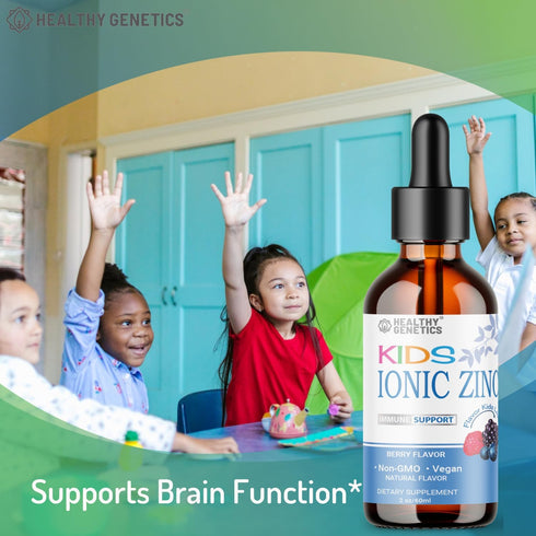 New Ionic Liquid Zinc Drops for Kids & Toddlers | 30 Day Supply | Zinc Sulfate | 2 Oz
