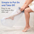 Water Proof Leg Cast Cover for Shower - Watertight Foot Protector (Half Leg, Soft)