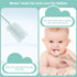 Infant Tongue Cleaner Skim Gauze 105PCS + 2 Finger Cot Baby Toothbrush with Box for Newborn Oral Care