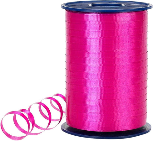 Forum Novelties Curling Ribbon-Hot Pink Balloon Ribbon-500 Yards by Forum Novelties