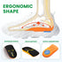Bukihome Plantar Fasciitis Heel Cups, Arch Support Gel Heel Cushions for Pain Relief, Women's 6-9, Men's 5-8