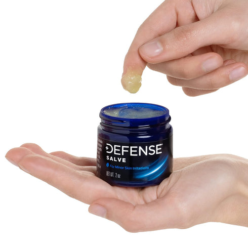 Defense Soap Organic Tea Tree Ointment | All Natural Herbal Salve for Skin, Wrestling, Jiu Jitsu, Bjj, 2 Oz Jar