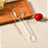 100 Pieces Ice Cream Scoops, Independent Packaging Disposable Cake spoon, Plastic Yogurt pudding spoon, Ice cream spoon (Clear)