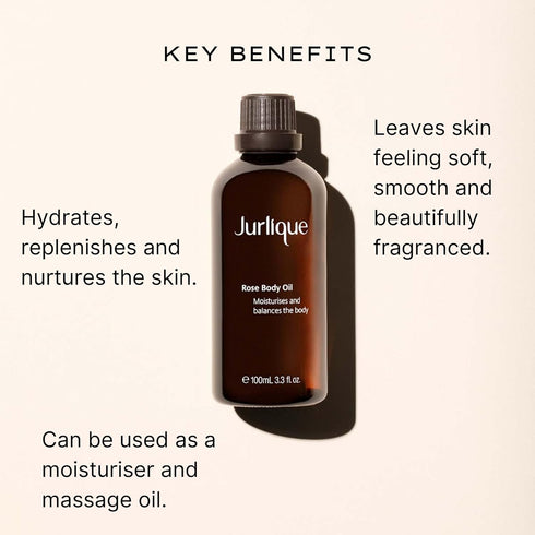 Jurlique Rose Body Oil, 3.4 fl oz (100 ml)