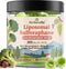 Herbovella Broccoli Sprout Liposomal Sulforaphane Gummies Sulforaphane Supplement 300mg with Glucoraphanin, White Mustard