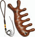 YNHIAG 4.3" Sandalwood Massage Comb Acupressure Scalp Massager, Head Relaxation Tool with Rope,