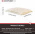Pans-Beige,6 Pack Bamboo Kitchen Sponges Heavy Duty Natural Cleaning Sponges Non-Scratch Dish Sponge for Dishes, Pots