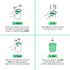 Fab Little Bag Starter Plus Pack - 45 Sanitary Disposal Bags with Recyclable Refill Pack