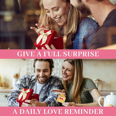 Rtisaeu 60 Mini Blank Love Notes and Envelopes for Him, Her, Wife, Husband, Mini Envelopes With Blank Cards, Tiny