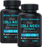 Vital Vitamins Collagen for Women & Men (2 Pack) - Multi Collagen Pills Type I, II, III, V, X - 300 Capsules
