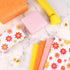 100 Sheets 20 * 14 Inches Boho Tissue Paper, Retro Orange Yellow Pink Color for Gift Wrapping and Crafts